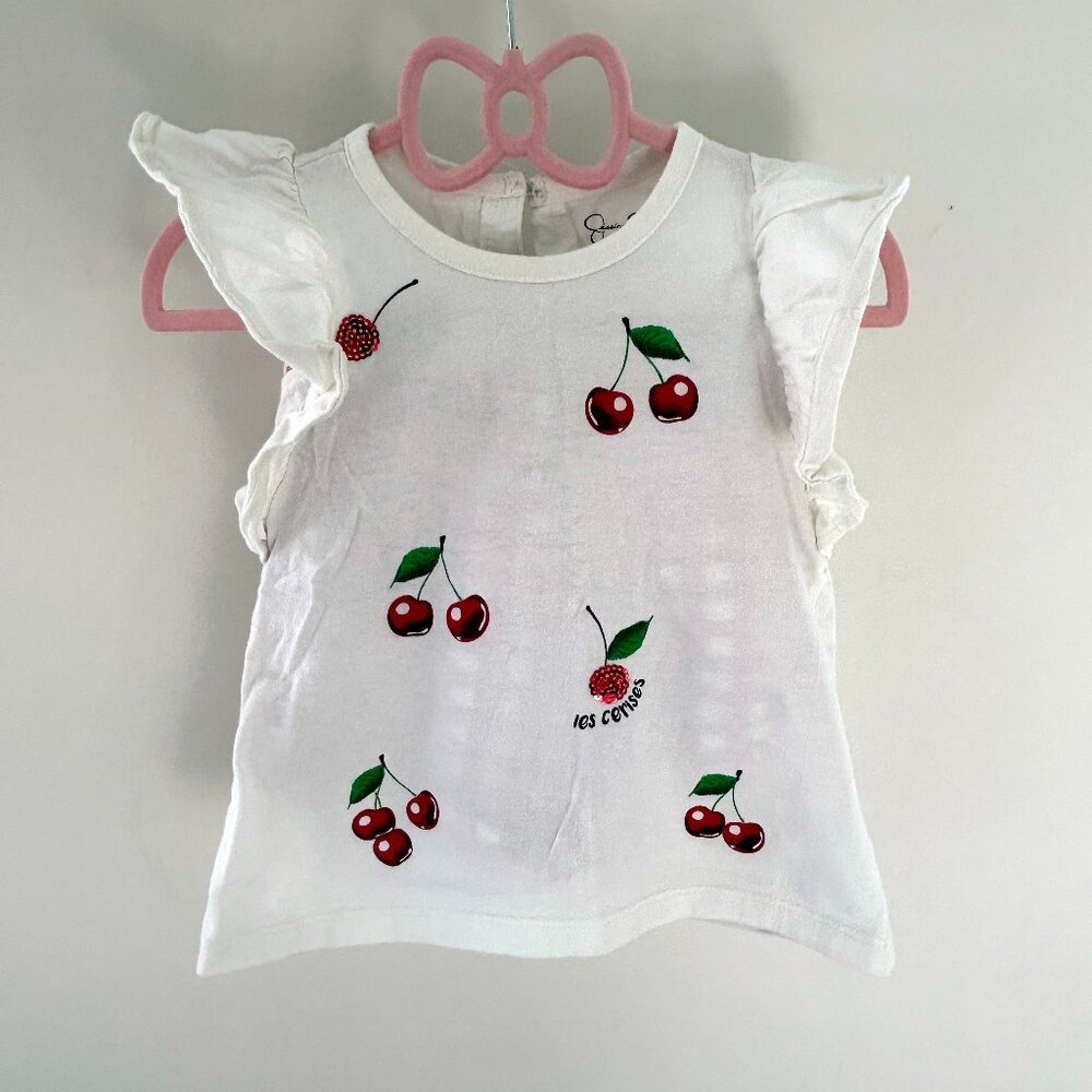 Girls 2pc Cherry Shirt & Shorts